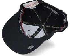 Brooklyn Nets Black Out Arch Black Adjustable - Mitchell & Ness