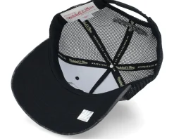 Brooklyn Nets Burnt Ends Black Trucker - Mitchell & Ness