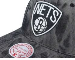 Brooklyn Nets Burnt Ends Black Trucker - Mitchell & Ness