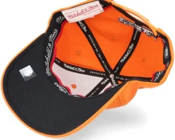 Brooklyn Nets Cast Snapback Dark Orange Adjustable - Mitchell & Ness