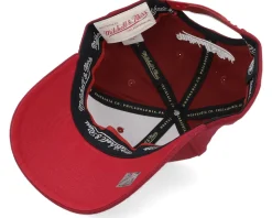 Brooklyn Nets Classic Red Burgundy Adjustable - Mitchell & Ness