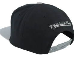 Brooklyn Nets Cross Check Black Snapback - Mitchell & Ness