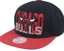 Brooklyn Nets Cross Check Black Snapback - Mitchell & Ness