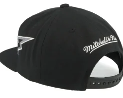 Brooklyn Nets Double Trouble Black Snapback - Mitchell & Ness