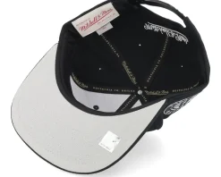 Brooklyn Nets Evergreen Black/White Snapback - Mitchell & Ness