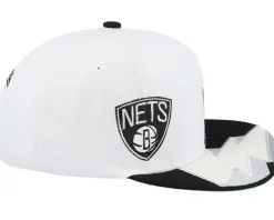 Brooklyn Nets Fast Times White Snapback - Mitchell & Ness