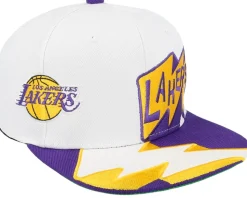 Brooklyn Nets Fast Times White Snapback - Mitchell & Ness