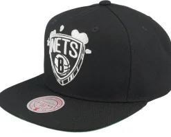 Brooklyn Nets Gshadow Black Snapback - Mitchell & Ness