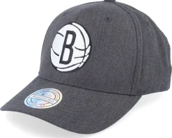 Brooklyn Nets Heather Pop Charcoal 110 Adjustable - Mitchell & Ness