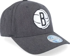 Brooklyn Nets Heather Pop Charcoal 110 Adjustable - Mitchell & Ness