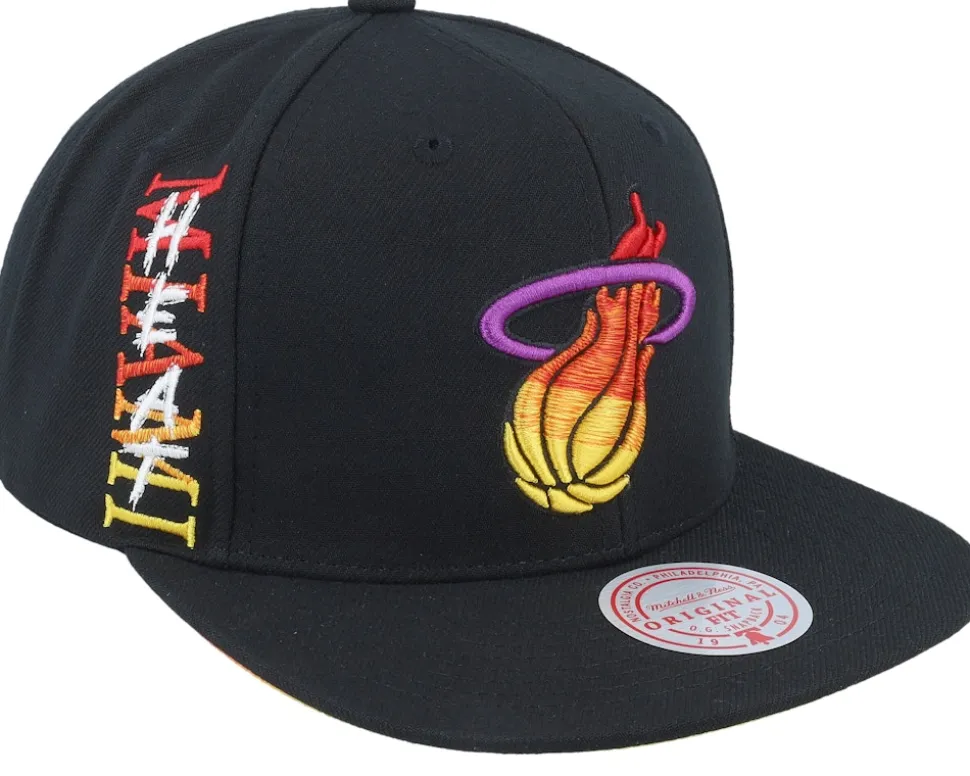 Brooklyn Nets High Grade Black Snapback - Mitchell & Ness