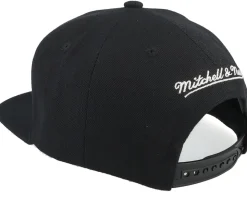 Brooklyn Nets Line Work Black Snapback - Mitchell & Ness