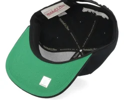 Brooklyn Nets Line Work Black Snapback - Mitchell & Ness