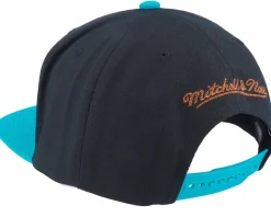 Brooklyn Nets Make Cents Black/Teal Snapback - Mitchell & Ness