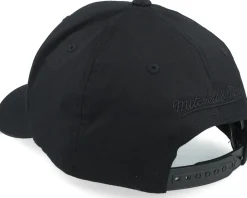 Brooklyn Nets Metallic Weald Black Adjustable - Mitchell & Ness