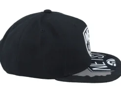 Brooklyn Nets Munch Time Black Snapback - Mitchell & Ness