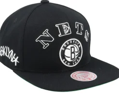 Brooklyn Nets My Squad Black Snapback - Mitchell & Ness