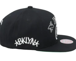 Brooklyn Nets My Squad Black Snapback - Mitchell & Ness