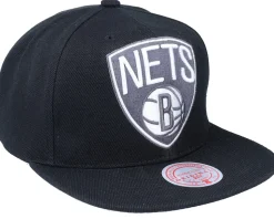 Brooklyn Nets Nba Xl Bwg Black Snapback - Mitchell & Ness