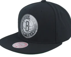 Brooklyn Nets Now You See Me Black Snapback - Mitchell & Ness
