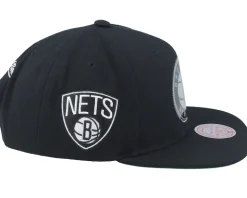 Brooklyn Nets Now You See Me Black Snapback - Mitchell & Ness