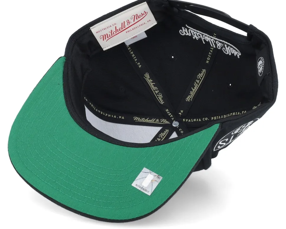 Brooklyn Nets Now You See Me Black Snapback - Mitchell & Ness