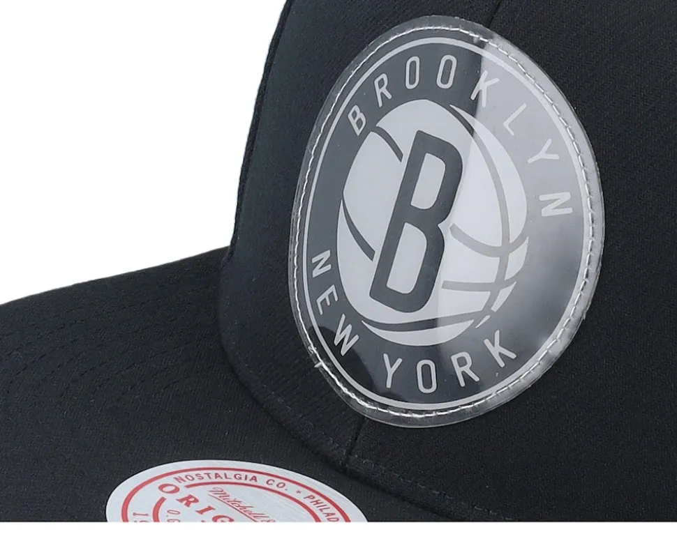 Brooklyn Nets Now You See Me Black Snapback - Mitchell & Ness