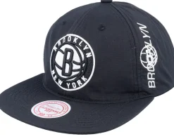 Brooklyn Nets Nylon Szn Deadstock Black Snapback - Mitchell & Ness