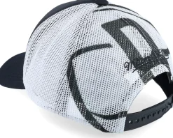 Brooklyn Nets Off The Backboard Black/White Trucker - Mitchell & Ness