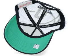 Brooklyn Nets Off The Backboard Black/White Trucker - Mitchell & Ness