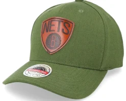 Brooklyn Nets Pack Olive Adjustable - Mitchell & Ness