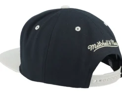 Brooklyn Nets Pin Drop Black/Stone Snapback - Mitchell & Ness