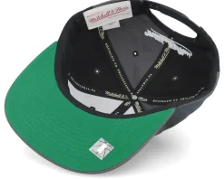 Brooklyn Nets Pinwheel Of Fortune Grey/Black Snapback - Mitchell & Ness