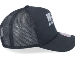 Brooklyn Nets Rock On Black Trucker - Mitchell & Ness