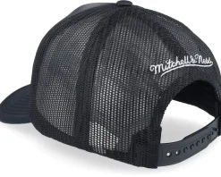 Brooklyn Nets Satin Black Trucker - Mitchell & Ness