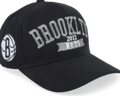Brooklyn Nets Shady Suede Pro Black A-frame Adjustable - Mitchell & Ness