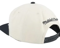 Brooklyn Nets Speed Zone Off White/Black Snapback - Mitchell & Ness