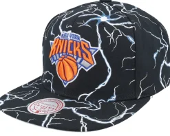 Brooklyn Nets Storm Season Black Snapback - Mitchell & Ness