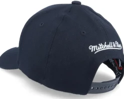 Brooklyn Nets Team Ground 2.0 Stretch Black Adjustable - Mitchell & Ness