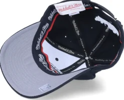 Brooklyn Nets Team Ground 2.0 Stretch Black Adjustable - Mitchell & Ness