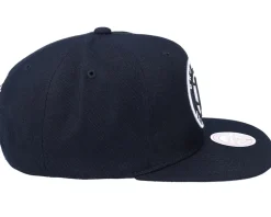 Brooklyn Nets Team Ground 2.0 Black Snapback - Mitchell & Ness