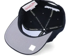 Brooklyn Nets Team Ground 2.0 Black Snapback - Mitchell & Ness