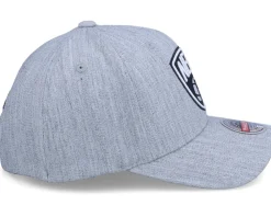 Brooklyn Nets Team Heather Grey Heather Grey Adjustable - Mitchell & Ness