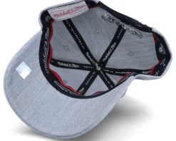 Brooklyn Nets Team Heather Grey Heather Grey Adjustable - Mitchell & Ness