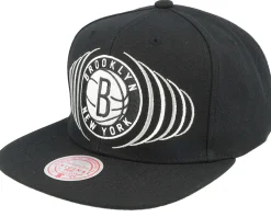 Brooklyn Nets Team Vibes Black Snapback - Mitchell & Ness