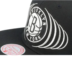 Brooklyn Nets Team Vibes Black Snapback - Mitchell & Ness