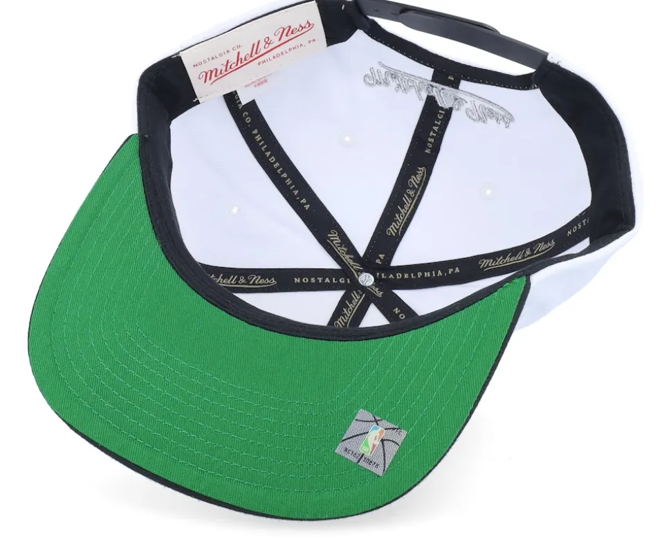 Brooklyn Nets Waverunner White/Black Snapback - Mitchell & Ness