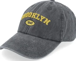 Brooklyn Washed Black Dad Cap - Iconic