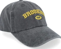 Brooklyn Washed Black Dad Cap - Iconic