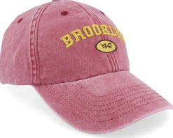 Brooklyn Washed Red Dad Cap - Iconic